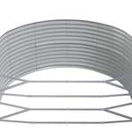 Garden Raised Bed Anthracite 212x140x68 cm Galvanised Steel 319096