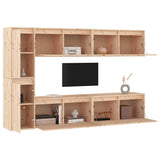 TV Cabinets 6 pcs Solid Wood Pine 3100234
