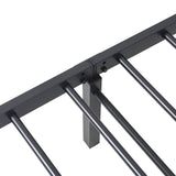 Bed Frame without Mattress Foldable Black 75x190 cm Steel 4103957