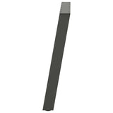 Dining Table Legs U-Shaped 2 pcs Anthracite 100x cm Steel 4012806