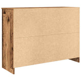 Sideboard with Drawer Old Wood 101x35x76 cm Engineered Wood 861569