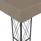 Gazebo 6x3 m Taupe Fabric 312271
