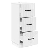 Drawer Cabinet High Gloss White 33 x 34.5 x 87 cm 895309