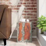 Stool Solid Teak Wood and Resin 243468