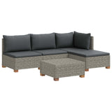 5 pcs Rattan Lounge Set with Cushions GENDT Natural Rattan 3429847