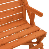 Picnic Table with Benches Solid Wood Fir 2-in-1 Convertible 4008992