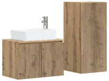 Bathroom Furniture Set 2 pcs Artisan Oak 33 x 34.5 x 100 cm 3406132