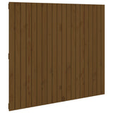 Wall Headboard Honey Brown 127.5x3x110 cm Solid Wood Pine 824941