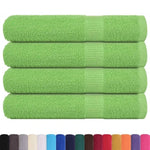 Towels 4 pcs Apple Green 100x200 cm 360 gsm 100% Cotton 137035