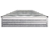 Raised Garden Bed Silver 480 x 80 x 24 cm galvanized 8006522