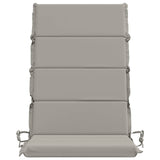 6-Piece High Back Bhair Cushions GEMERT 100% Polyester Grey 946094