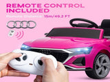 Audi Q8 e-tron Sportback Licensed 12V Ride on Car w/ Remote, 4 Spring Suspension Wheels, Headlights, T3398P378943