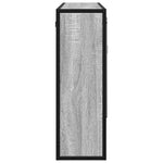 ZNTS Bathroom Mirror Cabinet Grey Sonoma 65x20x60 cm Engineered Wood 849262