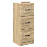 Drawer Cabinet Sonoma Oak 33 x 34.5 x 87 cm Engineered Wood 895767