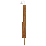 Outdoor Shower 257 cm Solid Acacia Wood and Stainless Steel 903120