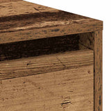 Bedside Cabinet with Drawer 2 pcs Old Wood 45 x 34 x 44.5 cm 863354
