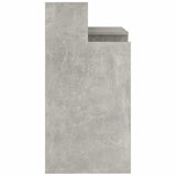 Desk with LED Lights Concrete grey 97x45x90 cm Engineered Wood 805556