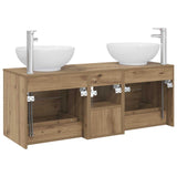 Bathroom Furniture Set 3 pcs Artisan Oak 49.5 x 44.5 x 65 cm 3405906