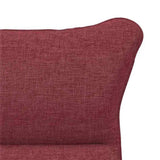 Armchair Wine Red 69 x 74 x 93 cm Fabric 42001868