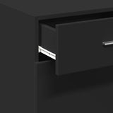 Sideboard Black 50x42.5x93 cm Engineered Wood 846293