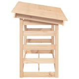 Firewood Rack 108x64.5x78 cm Solid Wood Pine 822442