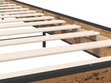 Bed Frame with Headboard Old Wood 80 x 200 cm Engineered Wood 8009109