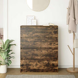Sideboard Smoked Oak 80x35x99 cm Engineered Wood 3328484