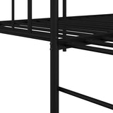 Daybed Frame Black 90 x 200 cm Steel 42002666