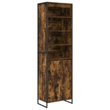Tall Cabinets Smoke Oak 60 x 36 x 200 cm Engineered Wood 3403030
