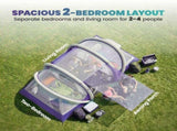 Inflatable Tent 2 Bedroom Tunnel Design Windproof Air Tent with Carry Bag for 4 Person T3398P555939