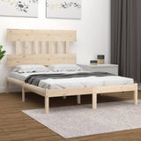 Bed Frame without Mattress 120x200 cm Solid Wood 3104733