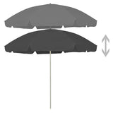 314710 Beach Parasol Anthracite 300 cm