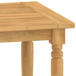 ZNTS 4 Piece Garden Lounge Set Solid Teak Wood 3087051