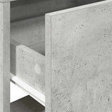 Bedside Cabinets with Drawer 2 pcs Concrete Grey 51x31x47 cm 858675