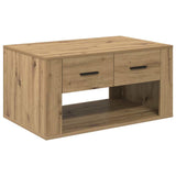 Coffee Table Artisan Oak 80 x 50 x 40 cm Engineered Wood 881130