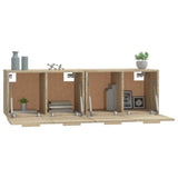 Wall Cabinets 2 pcs Sonoma Oak 60x36.5x35 cm Engineered Wood 3115630