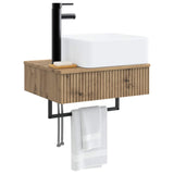 Wall-Mounted Wash Basin Artisan Oak 50 x 41 x 39 cm 890197