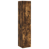 Bathroom Furniture Set 3 pcs Smoked Oak 33 x 34.5 x 160 cm 3406088