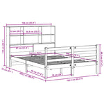 ZNTS Bookcase Bed without Mattress White 160x200 cm Solid Wood Pine 3321904