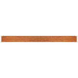 Garden Raised Bed Rusty 600x80x45 cm Corten Steel 151968
