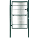 2D Fence Gate Green 100x120 cm 141749
