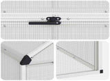 Bird Cage Silver 181.5 x 110.5 x 173.5 cm Welded Wire Mesh 42036854