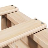 Bed Frame without Mattress 200x200 cm Solid Wood Pine 3302321
