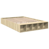 Bed Frame without Mattress Sonoma Oak 150x200 cm King Size 3280561