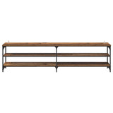 TV Cabinet Old Wood 200 x 30 x 50 cm Engineered Wood and Iron 881291