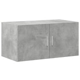 Storage Cabinet Concrete Grey 80x42.5x225 cm Engineered Wood 3281346