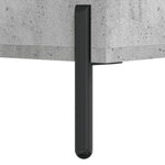 Highboard Concrete Grey 34.5x34x180 cm Engineered Wood 3199053