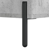 Highboard Concrete Grey 34.5x34x180 cm Engineered Wood 3199053