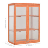 Greenhouse Wood 75x47x109 cm 170646
