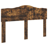 Bed Frame with Drawer Smoked Oak 140 x 190 cm Engineer Wood 3413009